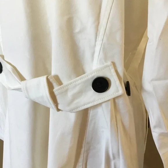 Universal Standard Derjon White Trench Coat